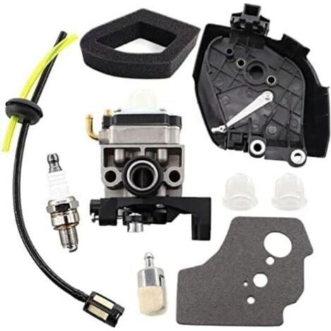 Carburateur avec filtre à air - Couvercle de filtre à air - Boîtier de tuyau à essence pour Honda GX35 GX35NT HHT35S 1.3 CV - Mini moteur à essence - Débroussailleuse (1/4)