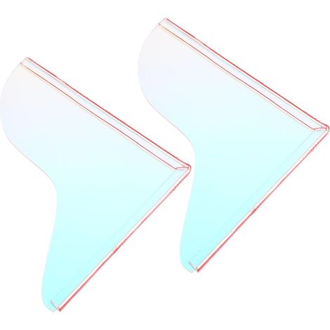 Protection d'angle anti-éclaboussures en acrylique transparent pour baignoires et lavabos . de douch (1/5)