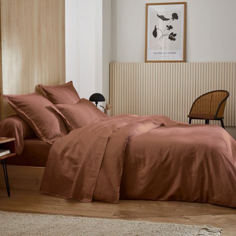 Parure de lit satin de coton GRAND HÔTEL Taie 50x70 cm 240x220 cm (1/5)