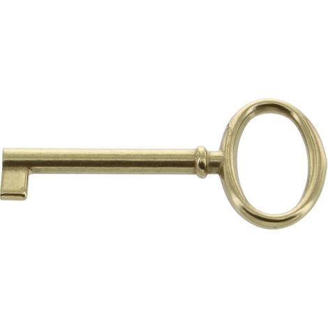 BL CHIAVE PER MOBILI 33706 OTTONE LUCIDO 2 PZ- METAL STYLE- 5,0 blister