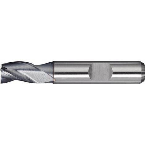 Fresa  de  ranurar  DIN  327  TipoN  D.8mm  HSS-Co8  TiCN  Weldon  Z.3  corta  TECWERK