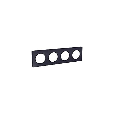 Placca interruttore Schneider Electric odace touch 4 posti 71mm