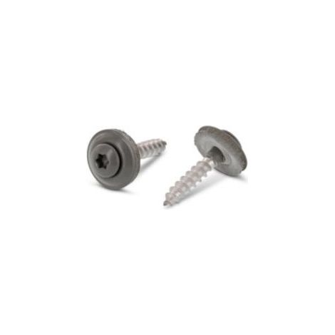 Vis faitage Tête fraisée bombée TFB TORX T20 Inox A2 RAL7005 4,5X60 Rondelle d'étanchéite EPDM-1 pièce