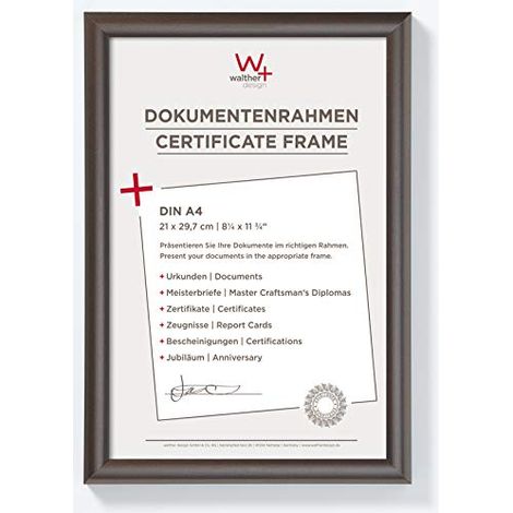 walther design cornice in acciaio 21 x 29,7 cm (DIN A4) Cornice in plastica Trendstyle KP130D (1/4)