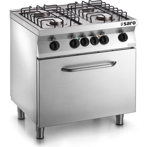 Cuisinière gaz - 6 feux - Four électrique 120L - 26.5 kW - F7/FUG6LE - Saro