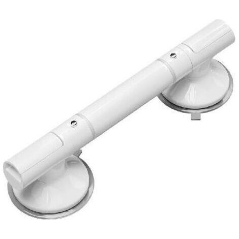 Barres d'appui de 45 cm pour seniors. barre de douche sans perçage. charge maximale 111 kg. barre d'appui avec anneaux lumineux. barre d'appui robuste pour baignoire et salle de bain.
