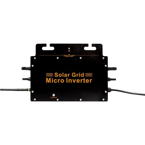 800W Connecté au Réseau Onduleur Solaire Micro Onduleur 120V / 230v Auto, WiFi - Micro Onduleur avec Surveillance de l'application pour la Maison Panneau Photovoltaïque Extérieur - 800W (1/5)