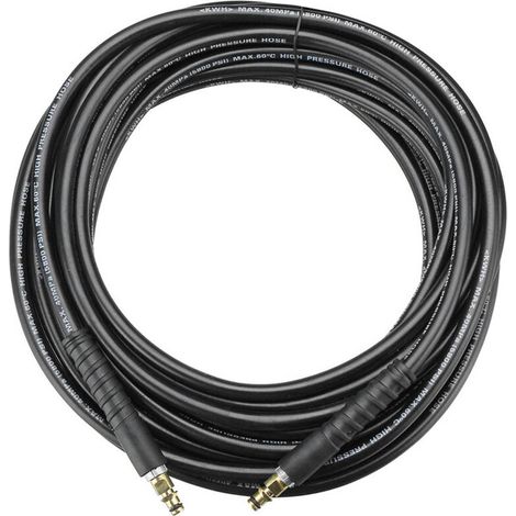 Manguera para hidrolavadora Hos súper flexible de 15 m, resistente a las torceduras, para la limpieza de desagües y tuberías.