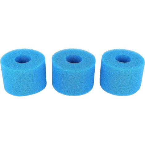 3 Stück für Pure Spa Schaumstoff-Whirlpoolfilter Typ S1