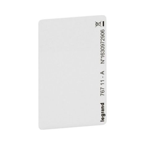 Legrand 076711 Badge format ISO - Sans contact - Mifare - Lecteur à badge - 13,56MHz