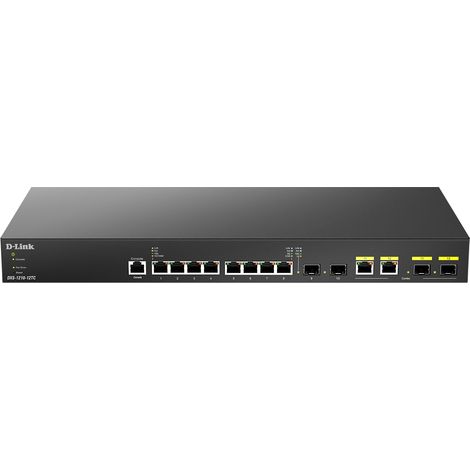 HUB Switch puertos 8 puertos 100/1000/2.5G/5G/10GBASE-T D-Link DL