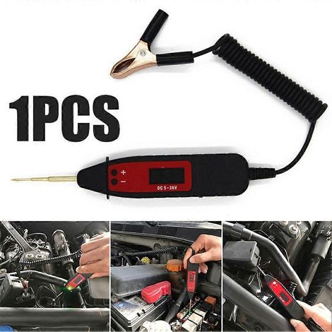 DC 5-36V Kfz-LCD-Digital-Spannungsprüfer mit LED-Beleuchtung