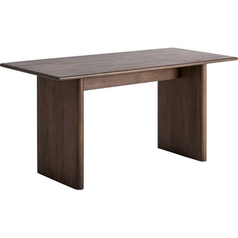 Bureau en bois de manguier finition artisanale style contemporain - Marron bois de manguier naturel (1/5)