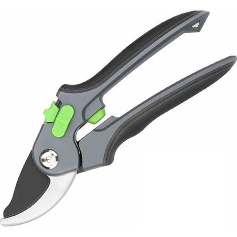 BelleRise - Sécateur de jardin de 20 cm, adapté aux utilisateurs ayant moins de force, avec coupe croisée et poignée ergonomique. (1/5)