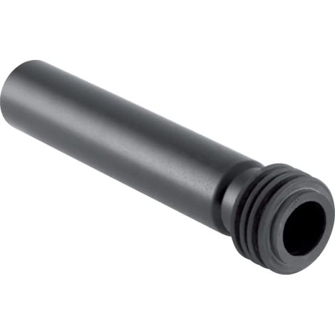 Geberit Spülbogenverlängerung mit Manschette, Schwarz