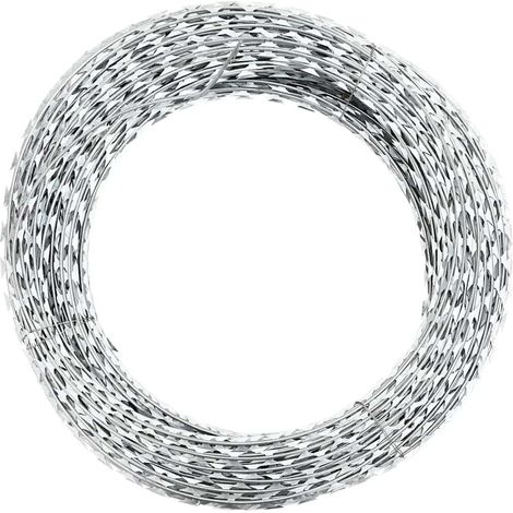 Fil de fer barbelé OTAN, acier galvanisé, 300 m