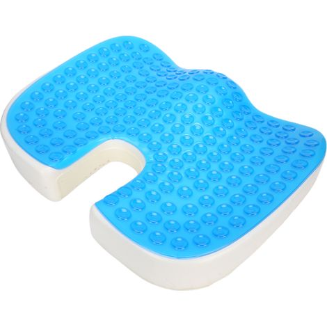 Coussin Gel Antiescarre en U Haute Élasticité, Assise Souple pour Fauteuil et Chaise, Confort Durable (1/5)
