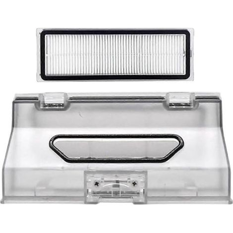 Pièces de rechange pour aspirateur robot Dreame Bot W10 / W10 Pro : bac à poussière avec filtre (1/5)