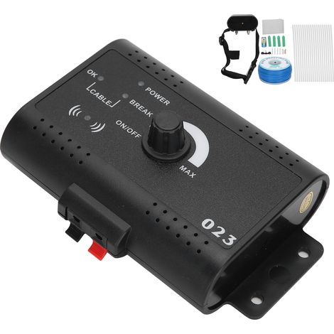 Clôture électrique pour chien étanche avec collier de dressage sonore et électrique, système de clôture électronique pour animaux de compagnie, prise australienne 110-240 V (1/5)