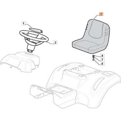 ORIGINAL EMAK SITZ G125722463E0