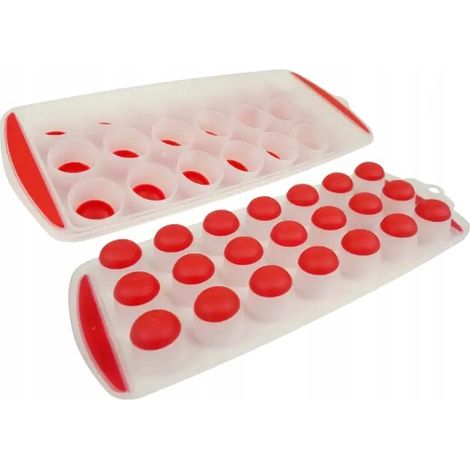 Molde de silicona reutilizable para cubitos de hielo XL (1/5)