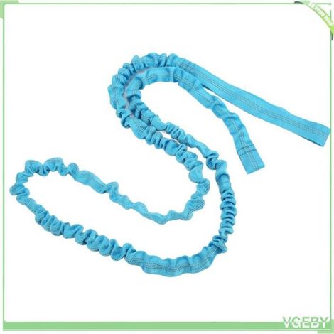 Fafeicy Corde de remorquage de vélo Corde de remorquage élastique extérieure, cordon élastique extensible auto trottinette Bleu (1/5)