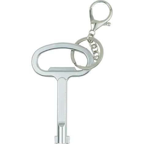 Clé de placard avec interrupteur de 6 mm, utilisée pour les armoires de compteur d'eau et d'électricité, les clés d'armoire de cheminée, de gaz et de gaz, et les clés de verrouillage de porte (1/5)