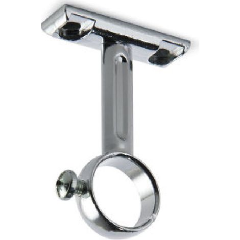 Support tube chromé Ø 20 mm MANART avec vis - M794CR+V
