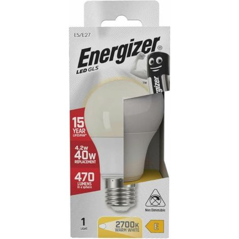 Lampadina Energizer golf 4.2W 470 lumen E27