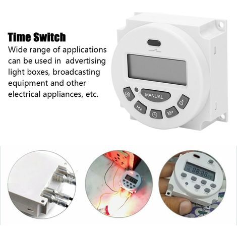 Zeitschaltuhr L701 Digitalanzeige Elektronischer Timer für Rundfunkgeräte Computer 220V (1/5)