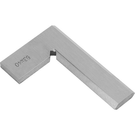 Équerre de mesure à lame de couteau 90° en acier inoxydable pour le marquage de pièces industrielles, 63 x 40 mm (1/5)