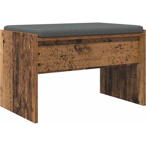 Maison Exclusive - Flurbank mit Kissen Altholz 63 x 38 x 40 cm