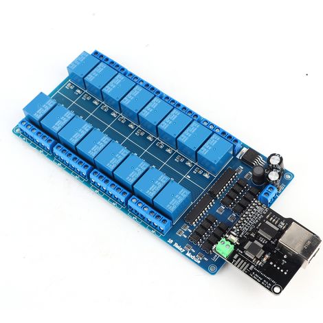 Ethernet Control Module LAN WAN Network WEB Server RJ45 Port  16Channel Relay
