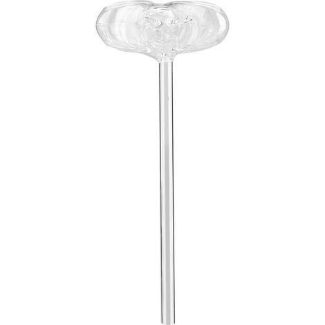 Arrosoir automatique en verre forme papillon, irrigation autonome pour plantes d'intérieur et fleurs, design décoratif transparent 8x18cm (1/5)