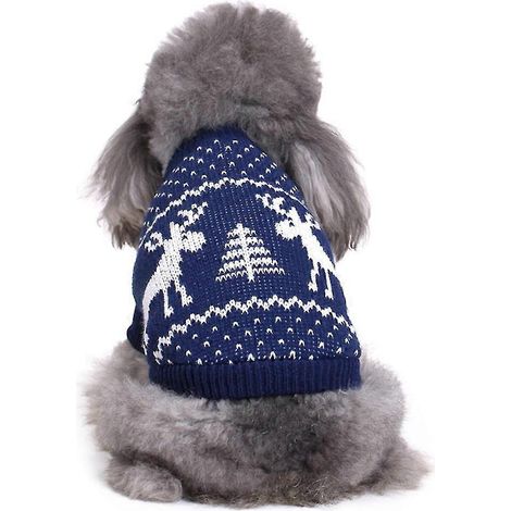 Suéter de ropa para mascotas de Halloween, cálido y cómodo para invierno. (1/5)