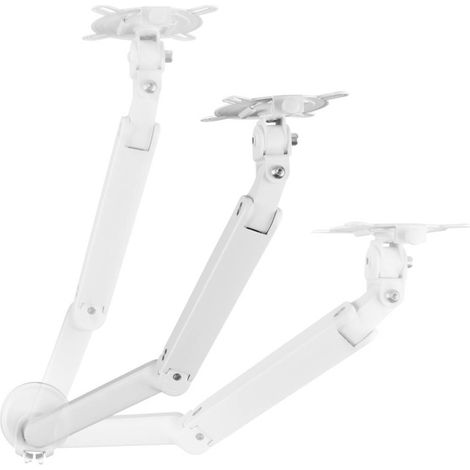 One For All DM4120 Supporto Monitor Ergonomico Bianco