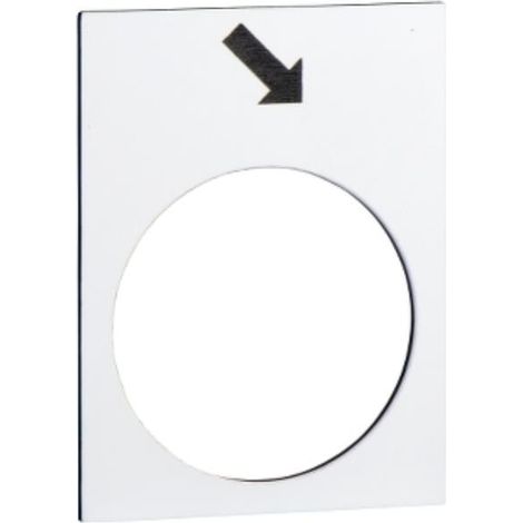 Etichetta 30x40mm bianca in avanti PV - SCHNEIDER ELECTRIC