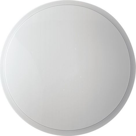 Fan Europe Ego - Lámpara de techo empotrada redonda LED regulable, polvo de estrellas blanco, 3000-4000-6000K