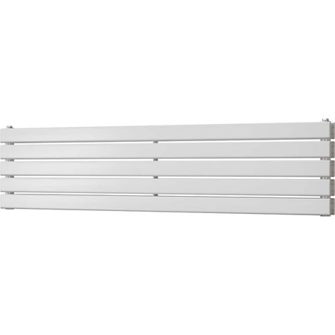 Typhoon Axis - White Horizontal Radiator H340mm x W1400mm Double Panel