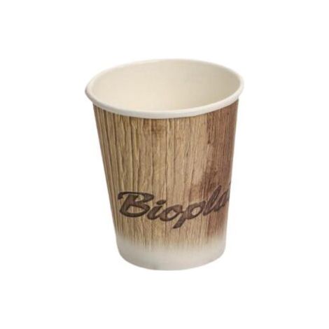 Ecobioshopping - Verre 230 ml en feuille de palmier - 50 pièces