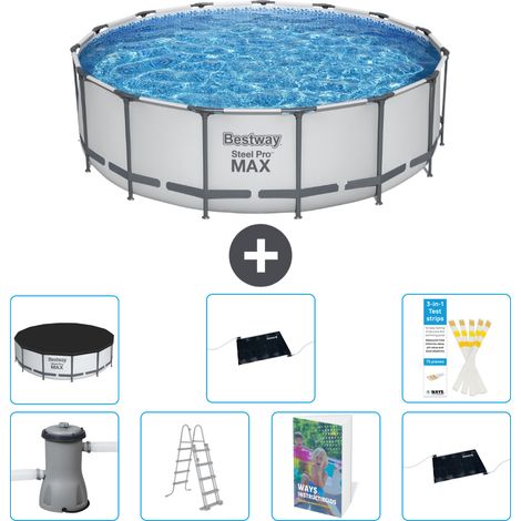 Bestway Steel Pro MAX Rund - 488x122 cm - 8-teilig S562
