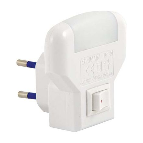LUCE LED SPIA NOTTURNA VELAMP - VOLT 230 2P 10A- 4 pezzi