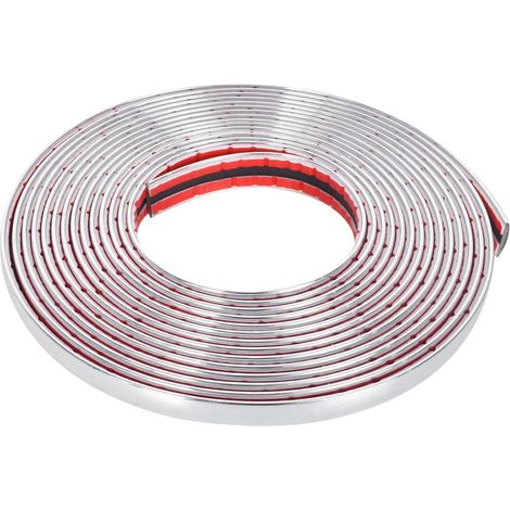 Chrom Zierleiste selbstklebend 10mm x 5m für Auto Außen Dekoration (1/5)