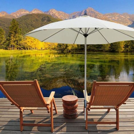 Pied De Parasol Plage, Support Parasol Balcon pour Balustrade, Support Parasol Metal, Accroche Parasol Attache Pince De Table pour (1/5)