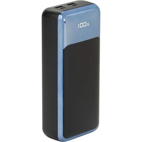 Rivacase VA1080 banque d'alimentation électrique Lithium Polymère (LiPo) 30000 mAh Noir, Bleu (1/4)