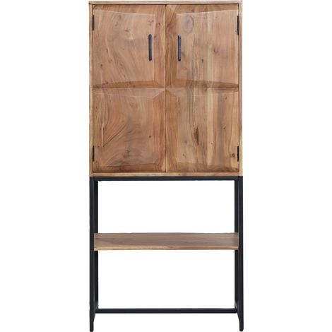 Armoire en bois d'acacia et métal Ava (1/5)