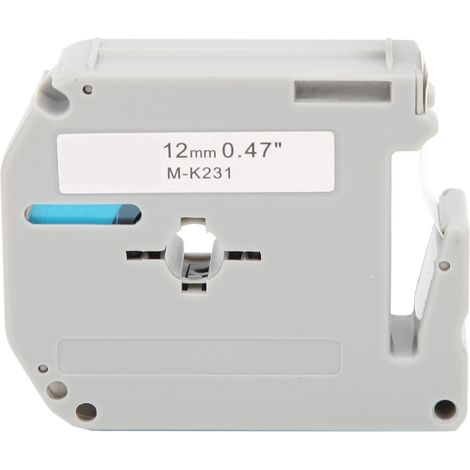 Ruban d'impression pour étiqueteuse - Recharge haute résistance, impression nette noir sur blanc, compatible imprimantes étiquettes (1/5)