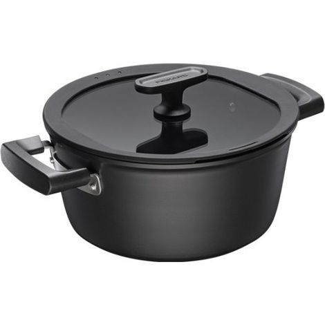 Fiskars Hard Face cacerola negra 3,5 litros aluminio
