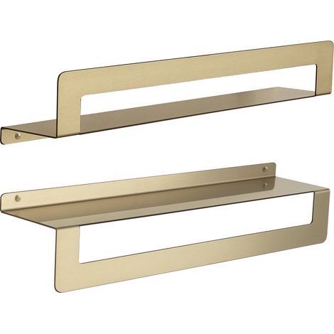 GEDY 20198850000 CLEO Estante toallero 50 cm oro mate - ref: 20198850000 (1/2)