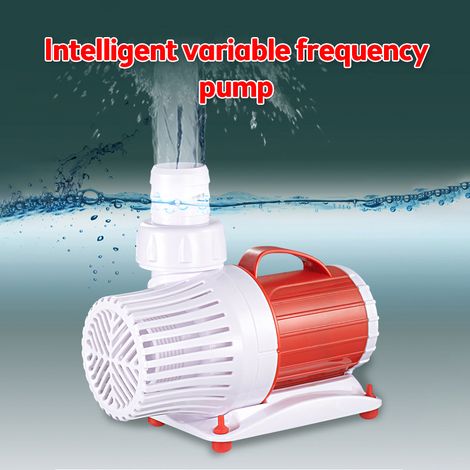 Bomba de agua anfibia de frecuencia variable de 2000 L/h, ultra silenciosa, con tecnología sinusoidal, 24 V CC, para acuarios de agua dulce y salada. Apta para acuarios de agua dulce y salada.